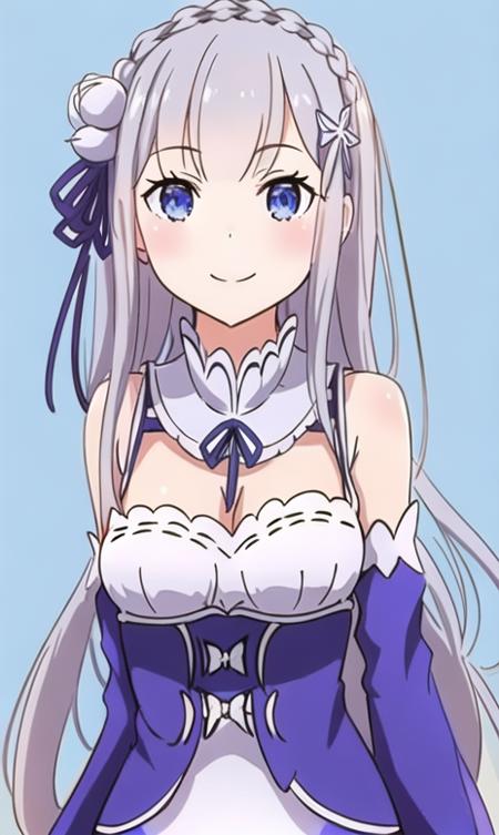 04269-3266505229-, highres,(masterpiece_1.0),(best quality_1.0),(blue background),(emilia re_zero),emilia,re_zero, best quality,1girl, long hair,.png